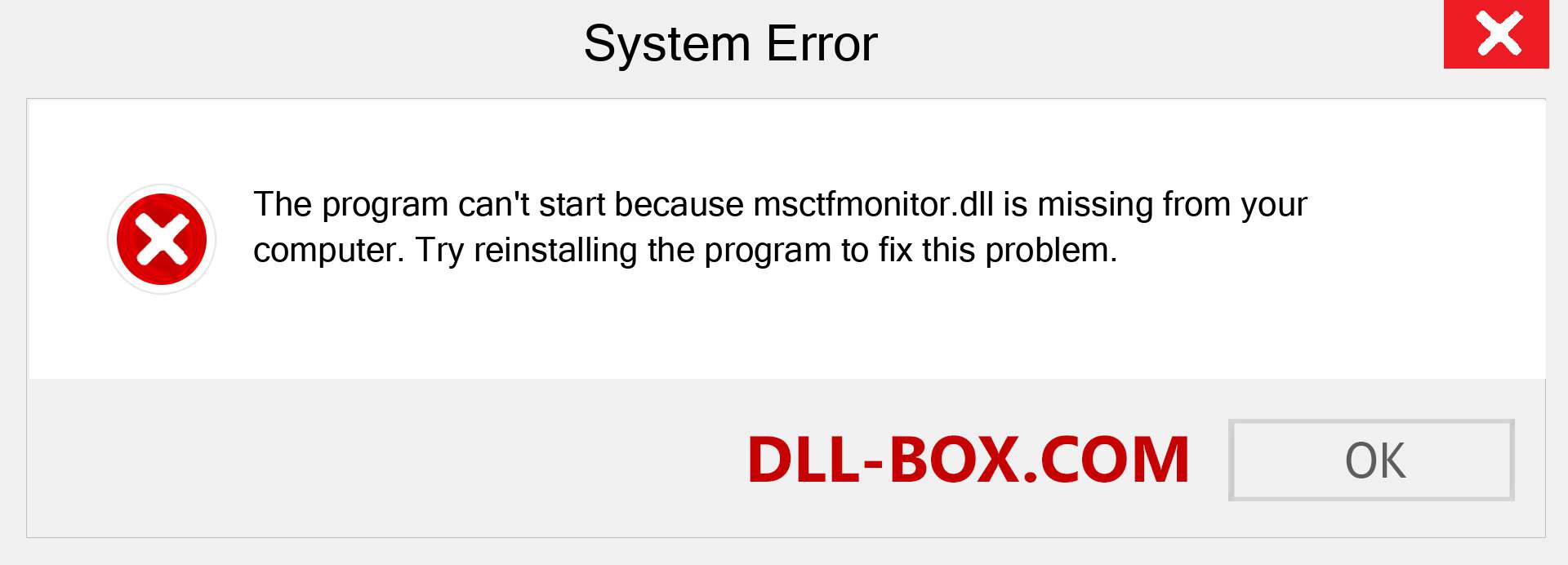  msctfmonitor.dll file is missing?. Download for Windows 7, 8, 10 - Fix  msctfmonitor dll Missing Error on Windows, photos, images